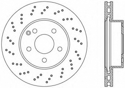 OPEN PARTS bdr239325 -  Тормозной диск